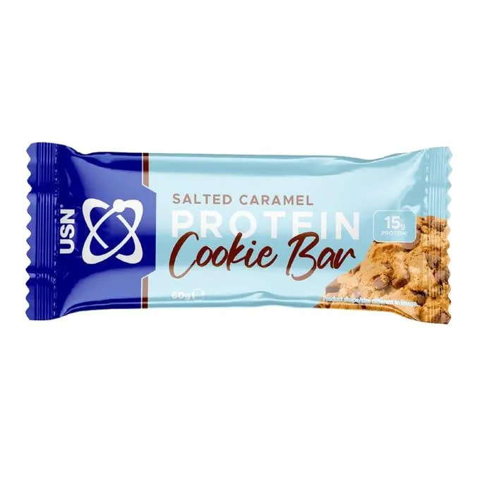 USN Select Protein Cookie Bar 60g Cookies - Salted Caramel x12