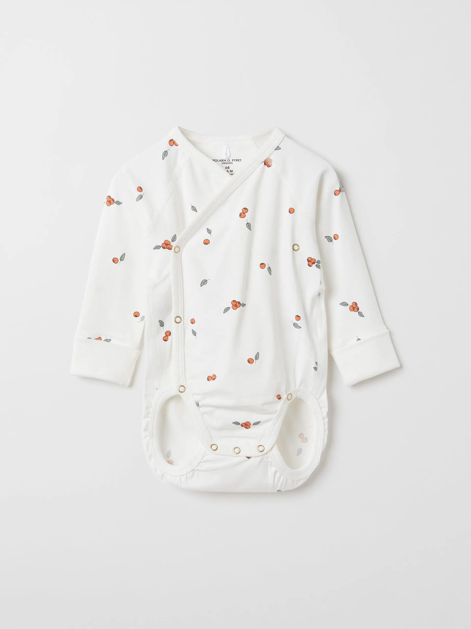 Berry Print Wraparound Babygrow