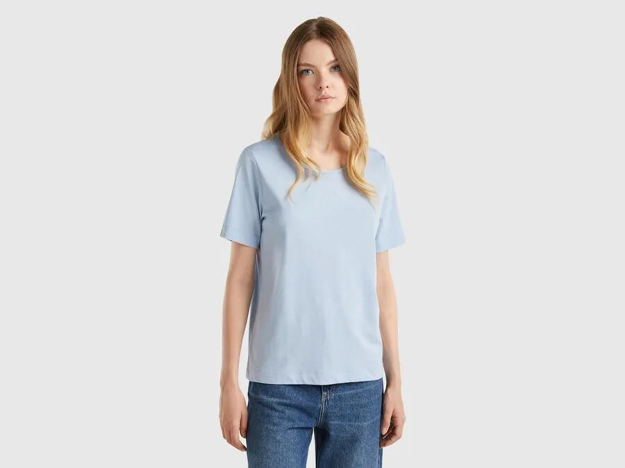 Sky blue short sleeve t-shirt