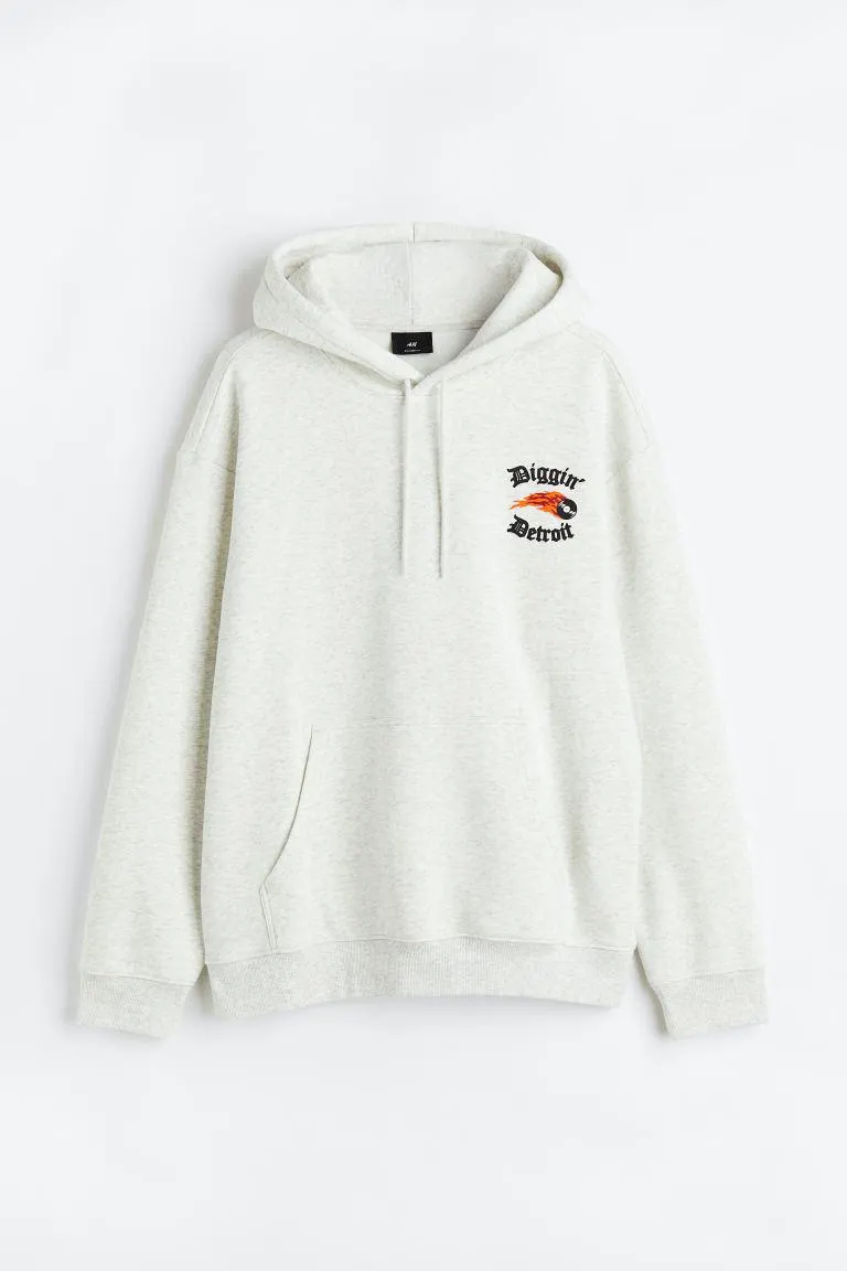 Loose Fit Printed hoodie