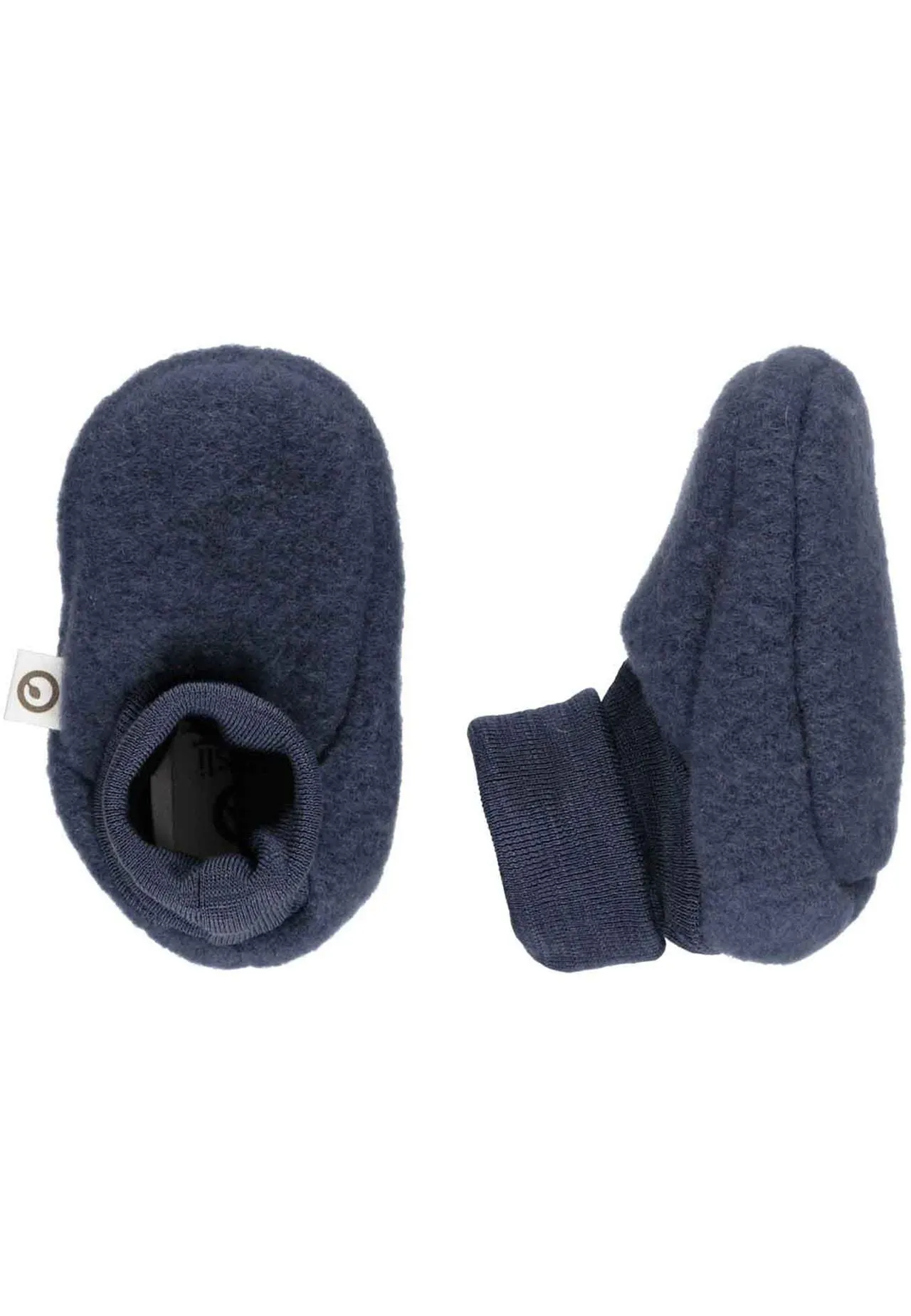 Wool fleece baby-booties