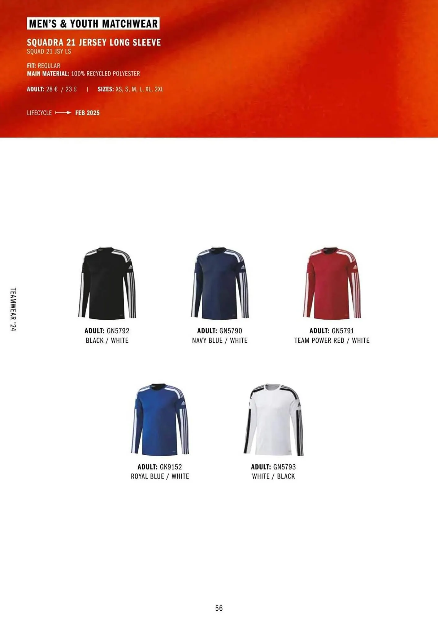 Adidas leaflet from 11 March to 31 December 2024 - Catalogue Page 56