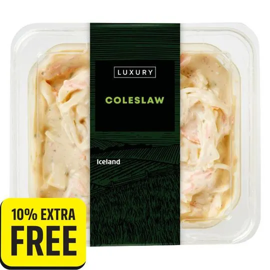 Iceland Luxury Coleslaw 300g + 10% Extra Free