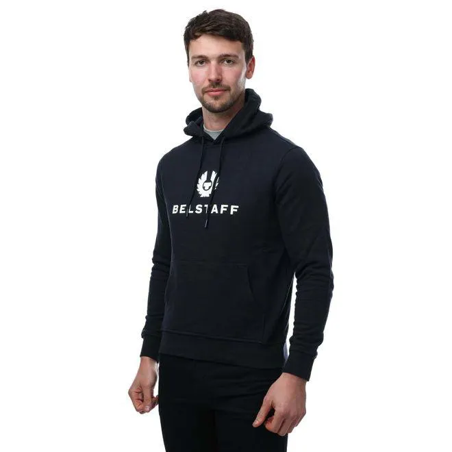 Belstaff Mens Signature Hoodie in Black