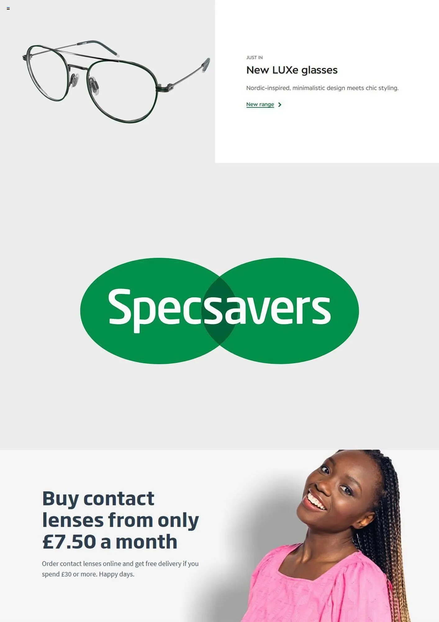 Specsavers Catalog from 11 September to 11 October 2023 - Catalogue Page 1