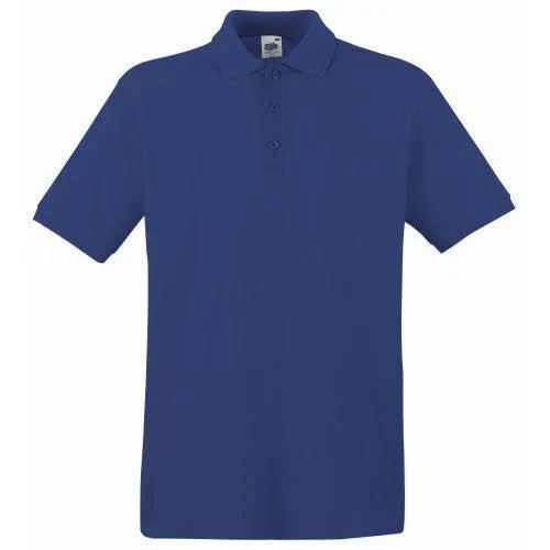 Fruit Of The Loom Premium Mens Short Sleeve Polo Shirt