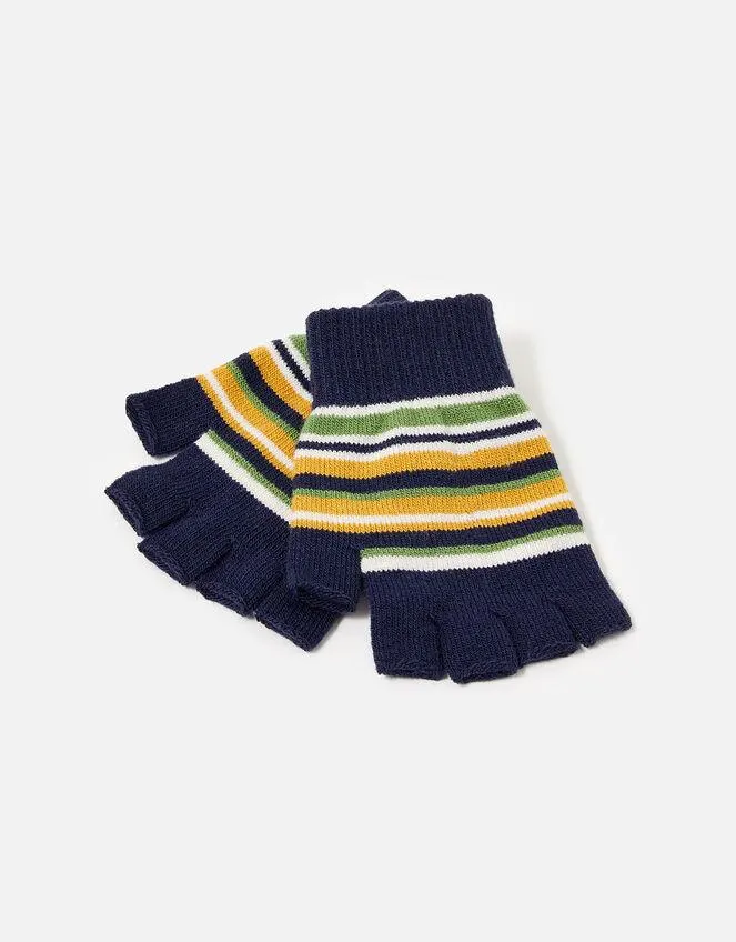 Stripe Fingerless Glove