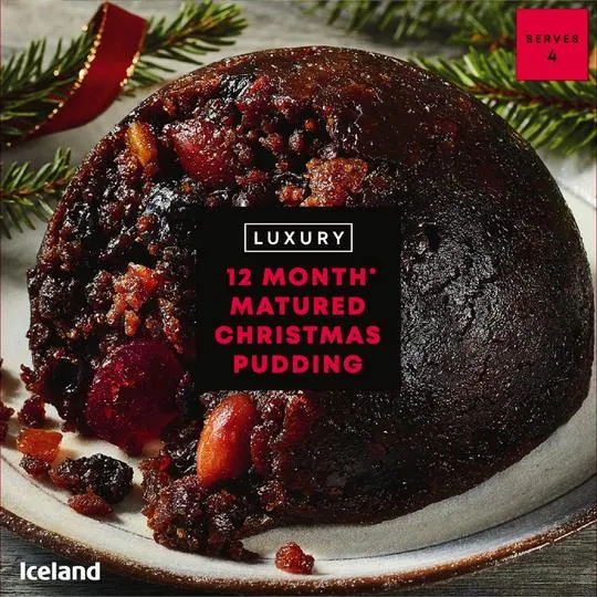 Iceland Luxury 12 Month Matured Christmas Pudding 400g