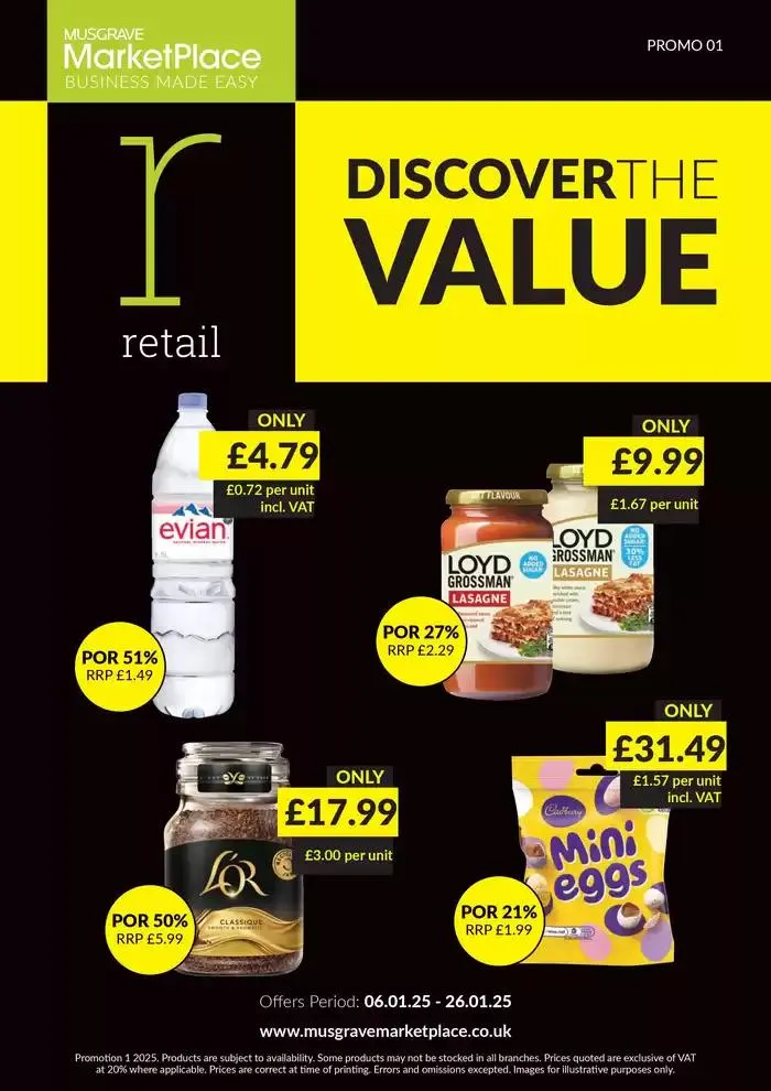 RETAIL DEALS from 7 January to 14 January 2025 - Catalogue Page 1