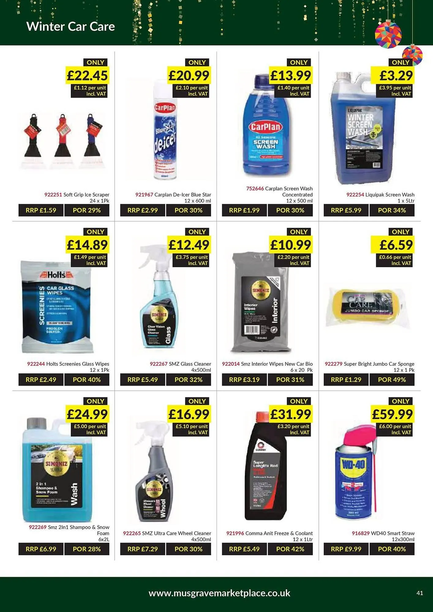 Musgrave MarketPlace leaflet from 21 November to 10 December 2023 - Catalogue Page 41