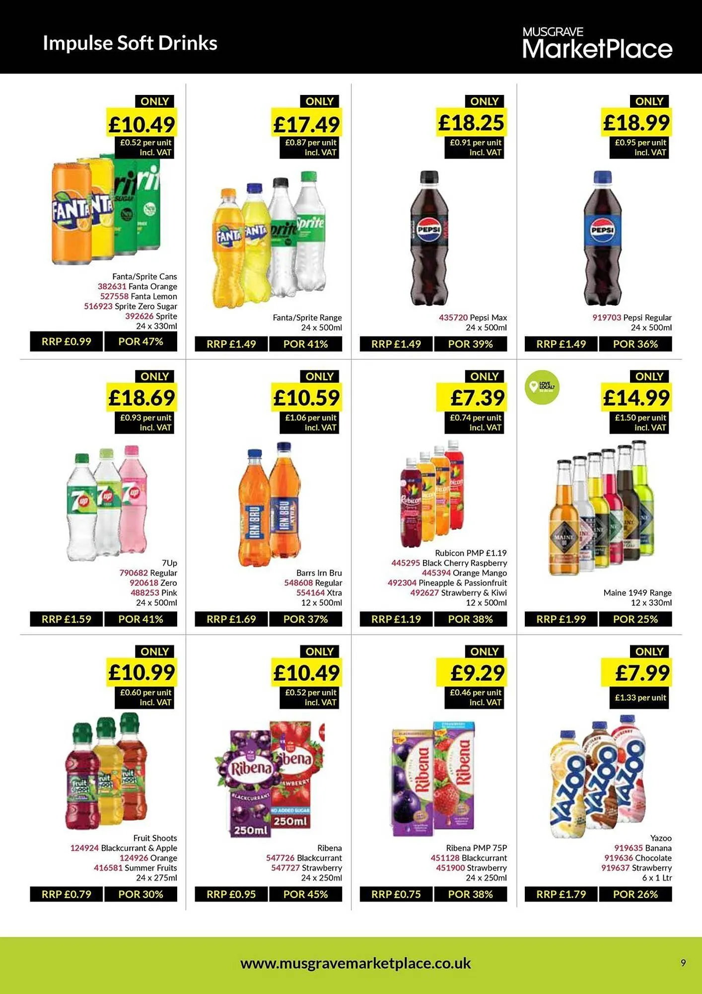Musgrave MarketPlace leaflet from 23 June to 13 July 2025 - Catalogue Page 9