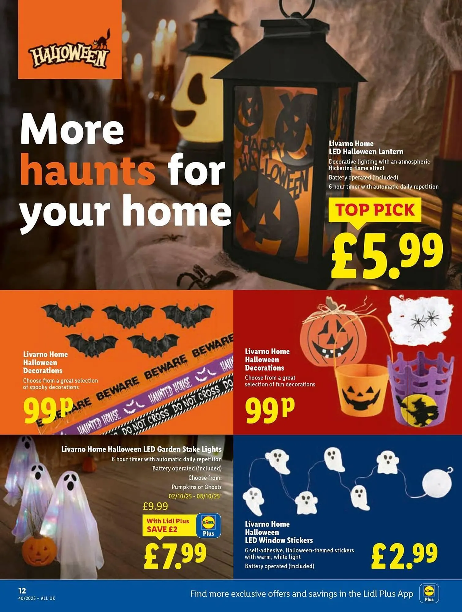 Lidl leaflet from 2 October to 8 October 2025 - Catalogue Page 12