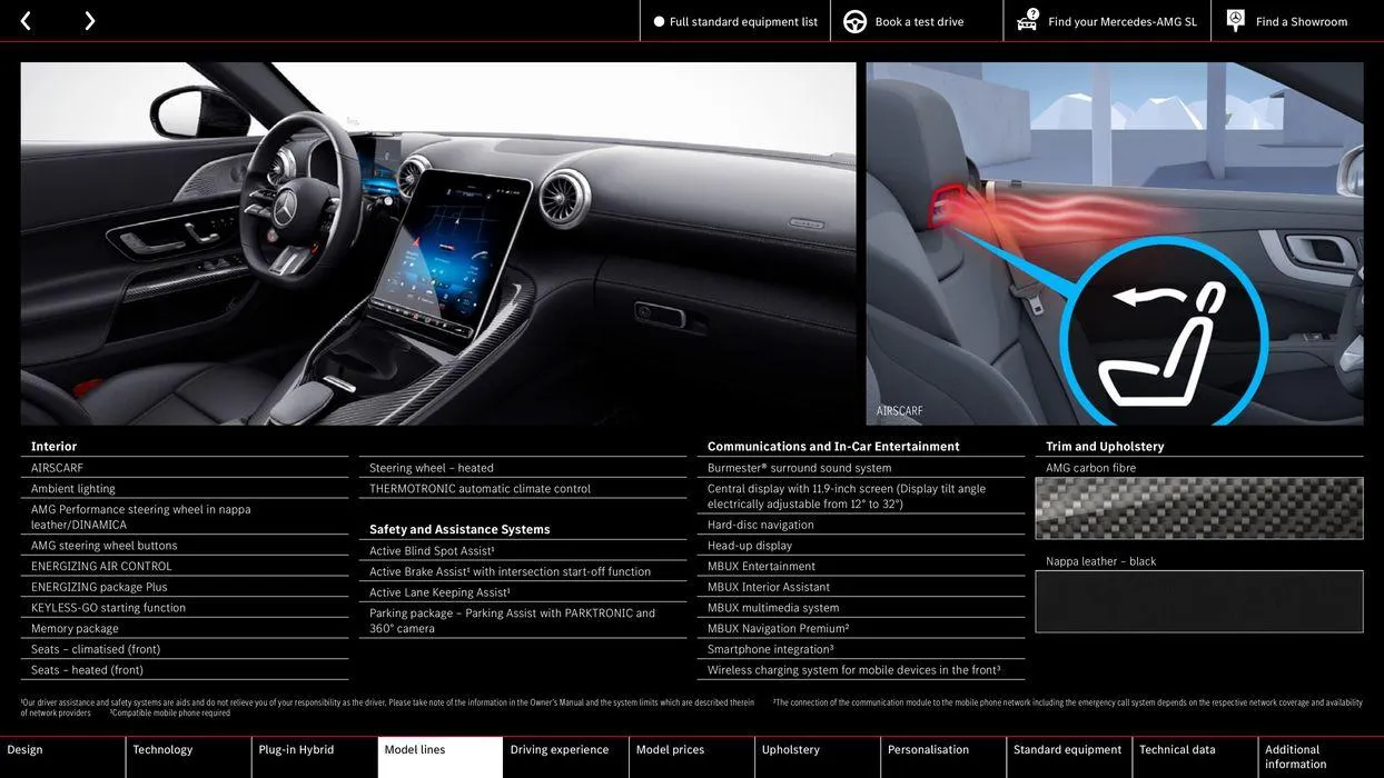 Mercedes-AMG SL from 22 August to 22 August 2025 - Catalogue Page 35
