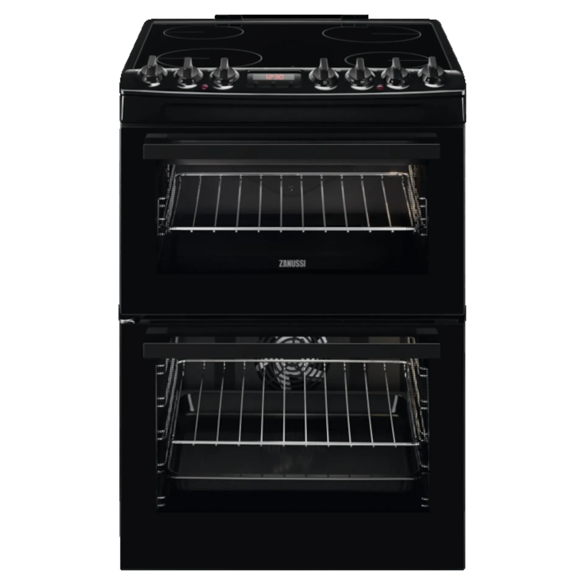 Zanussi ZCV69360BA Double Electric Oven