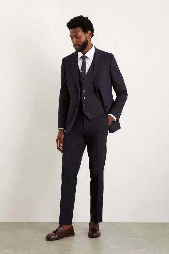 Slim Fit Navy Essential Suit Trousers