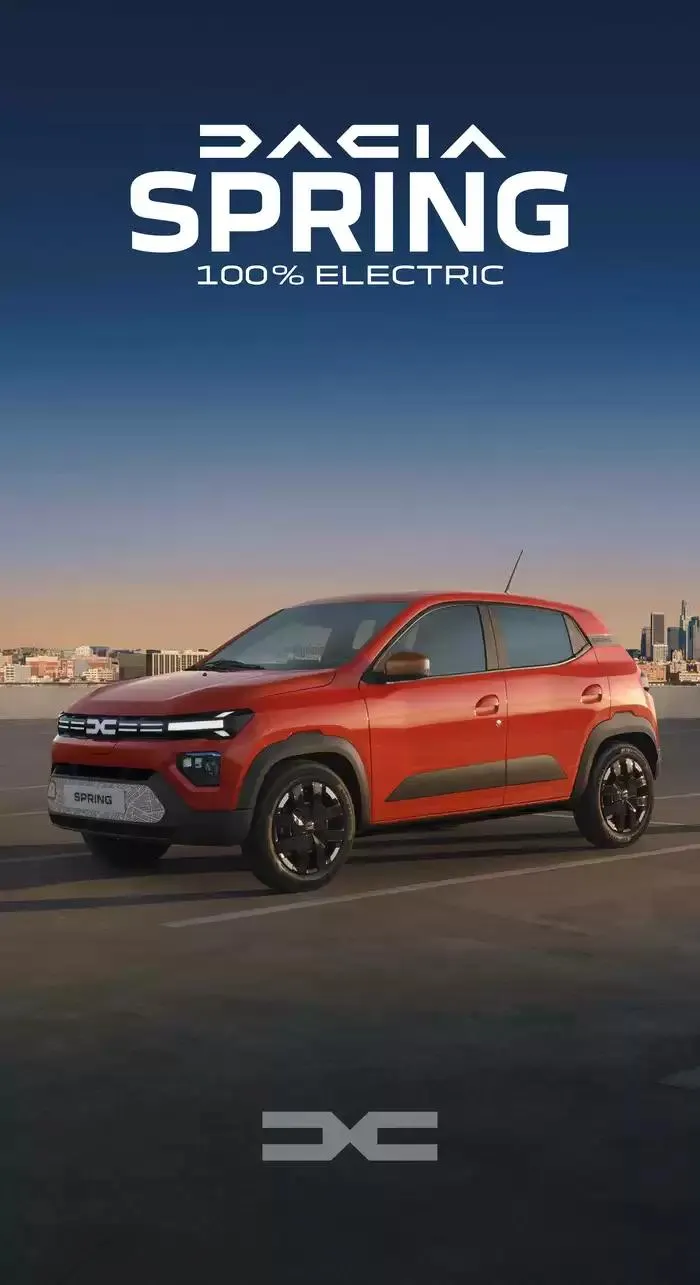 Dacia Spring 100% Electric from 8 October to 31 May 2025 - Catalogue Page 1