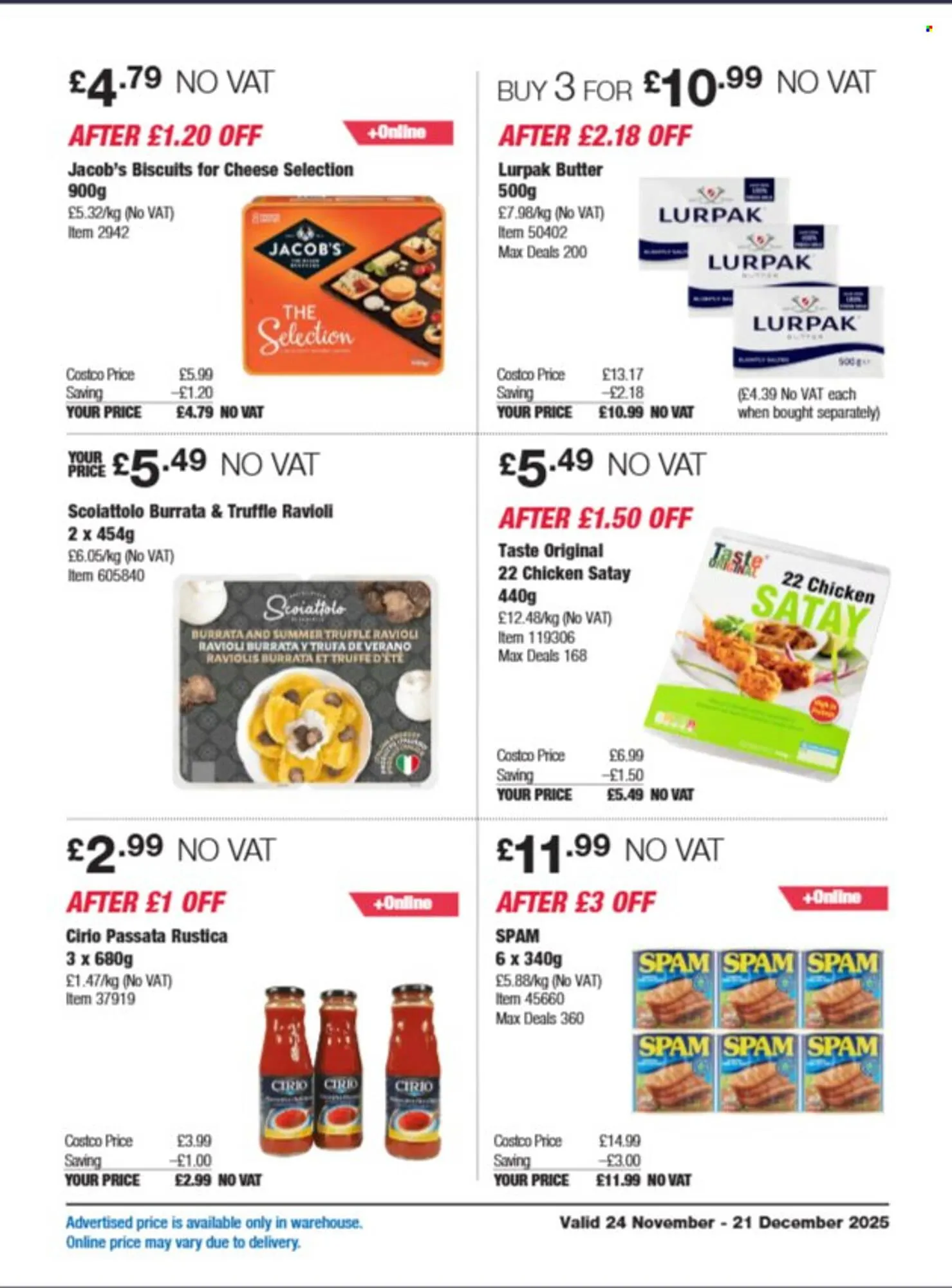 Costco leaflet from 24 November to 21 December 2025 - Catalogue Page 21