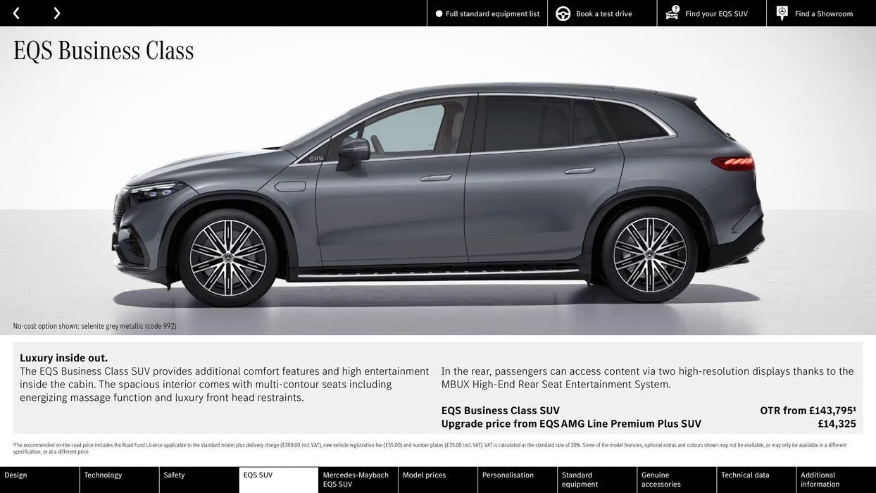 Mercedes Benz New EQS SUV from 22 August to 22 August 2025 - Catalogue Page 27