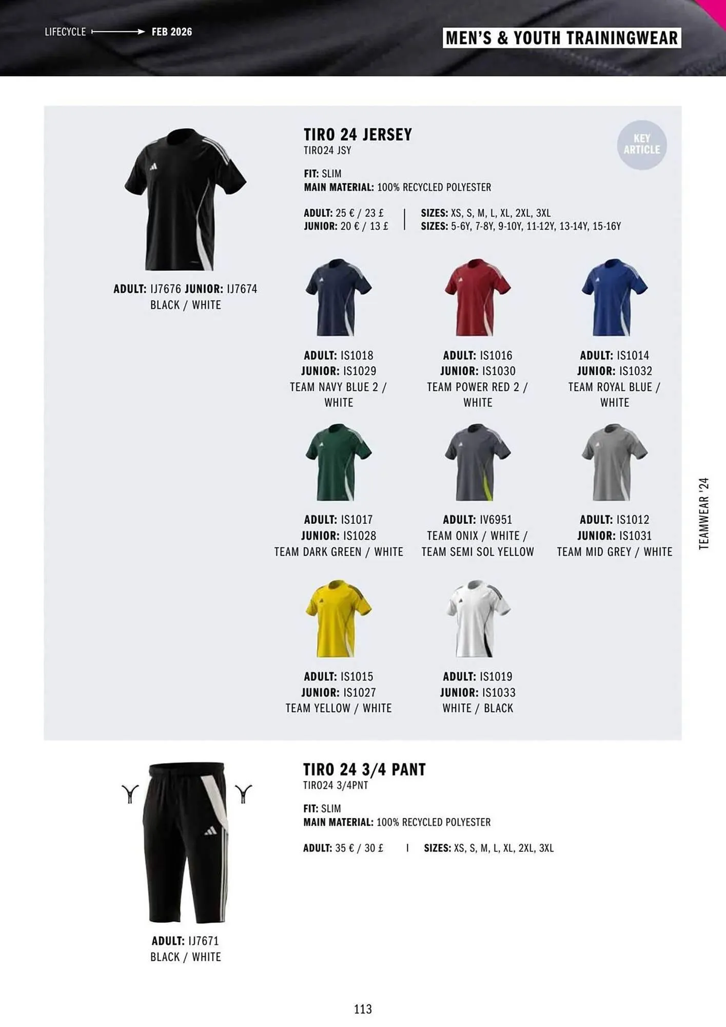 Adidas leaflet from 11 March to 31 December 2024 - Catalogue Page 113
