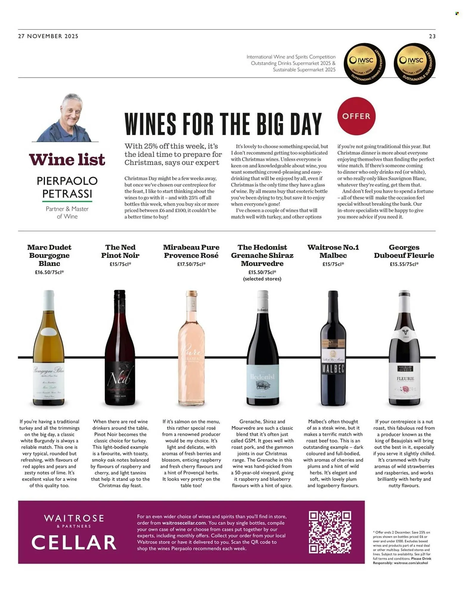 Waitrose catalogue from 26 November to 3 December 2025 - Catalogue Page 23