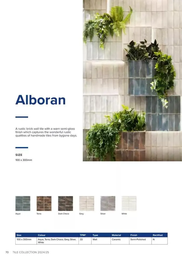 Tile Collection from 14 January to 31 May 2025 - Catalogue Page 70