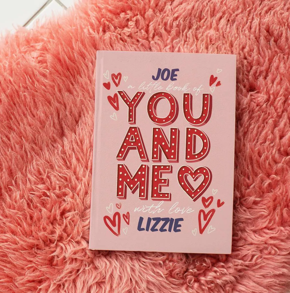 Personalised Fill In Your Words Love Valentine's Book