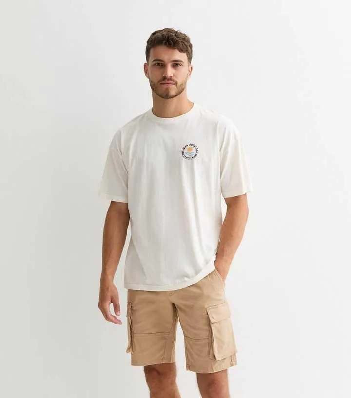 Only & Sons Beige Cargo Shorts