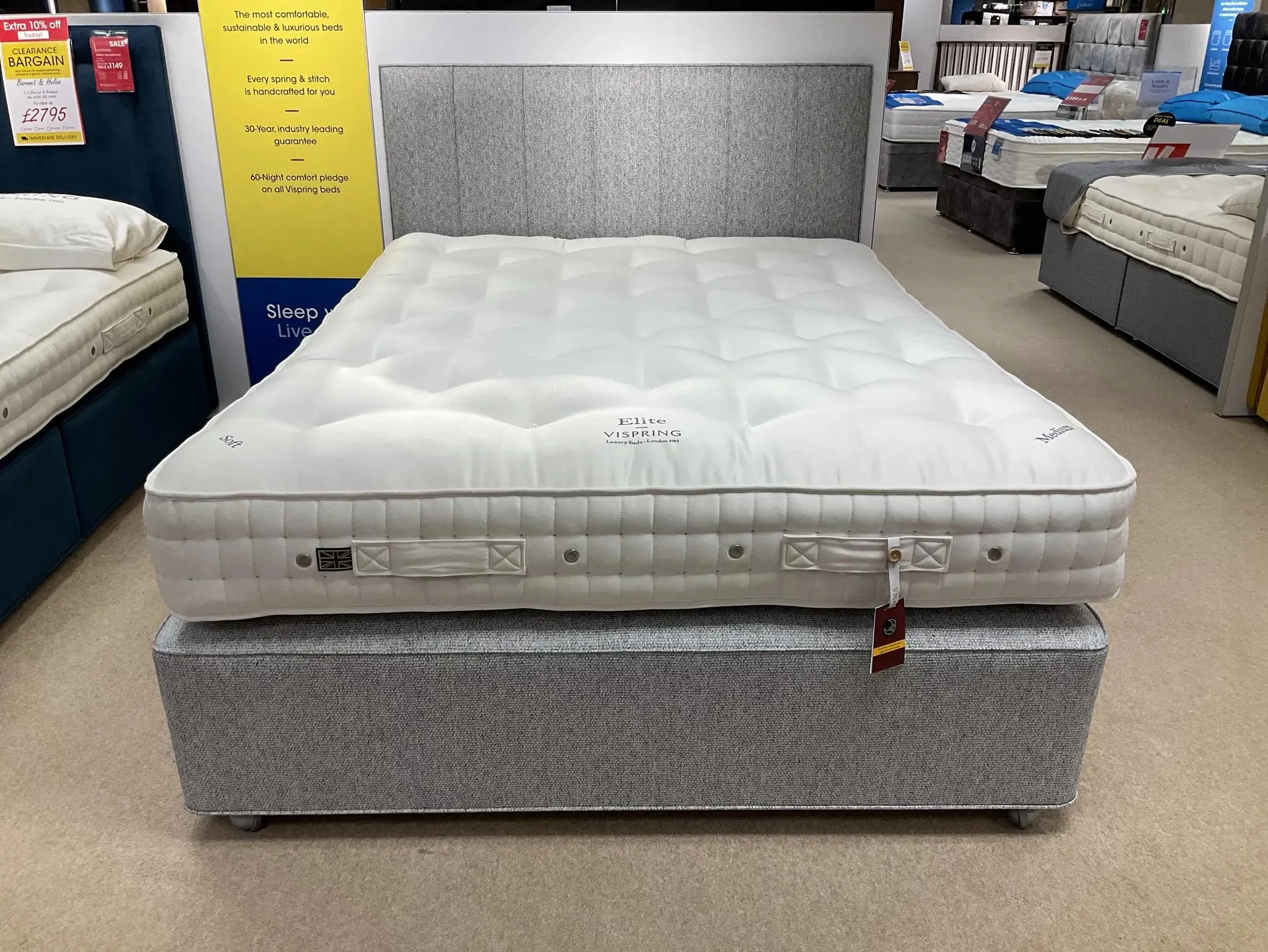 Elite 5ft Divan & Hera Headboard