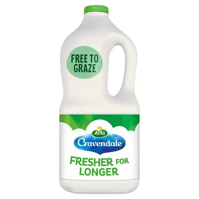 Cravendale Filtered Fresh Semi Skimmed Milk Fresher for Longer 2L