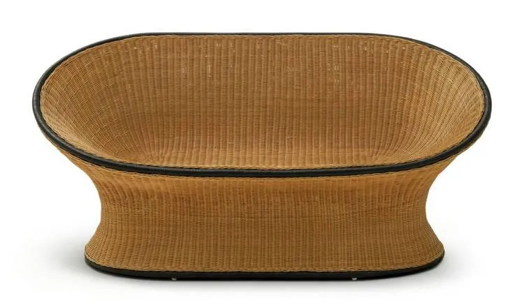 Habitat Koba Rattan 2 Seater Sofa - Natural