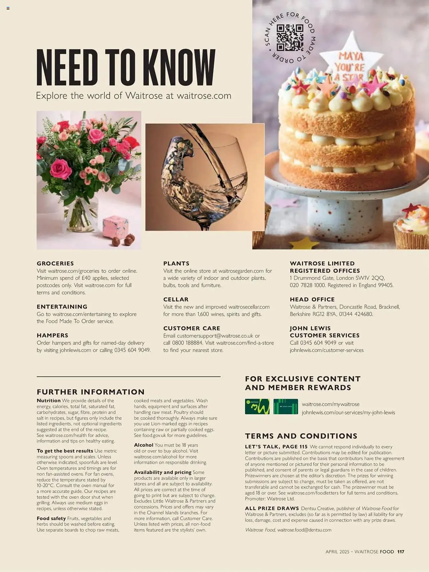Waitrose leaflet from 26 March to 30 April 2025 - Catalogue Page 117