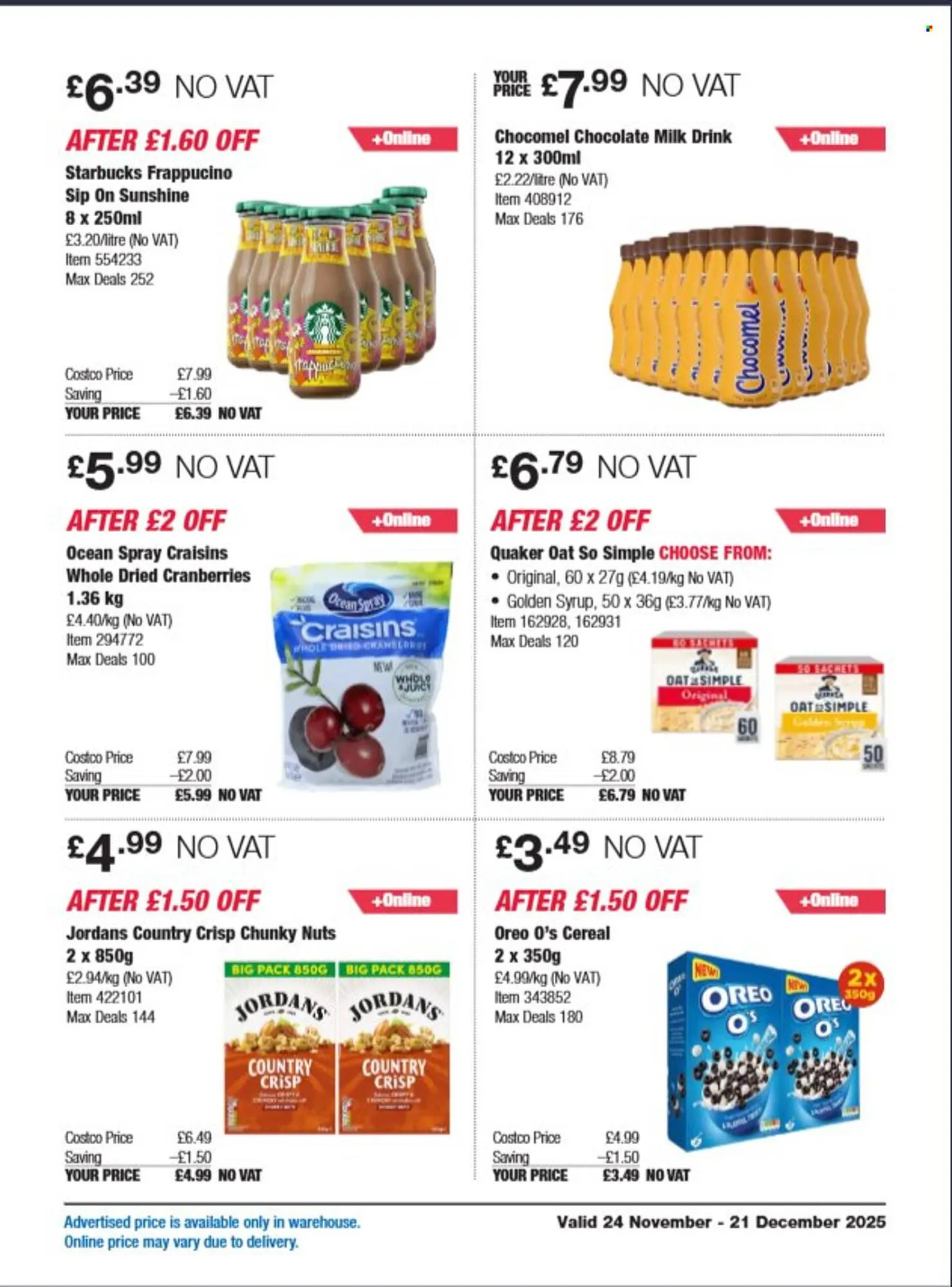 Costco leaflet from 24 November to 21 December 2025 - Catalogue Page 23