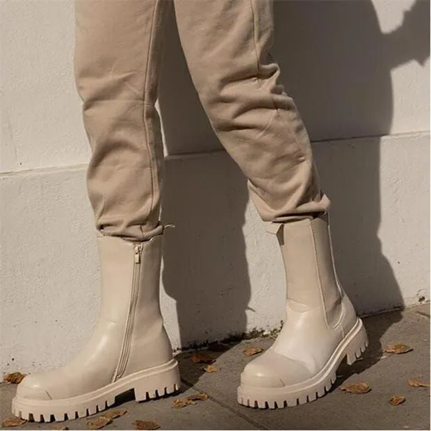 Chunky Chelsea Boots