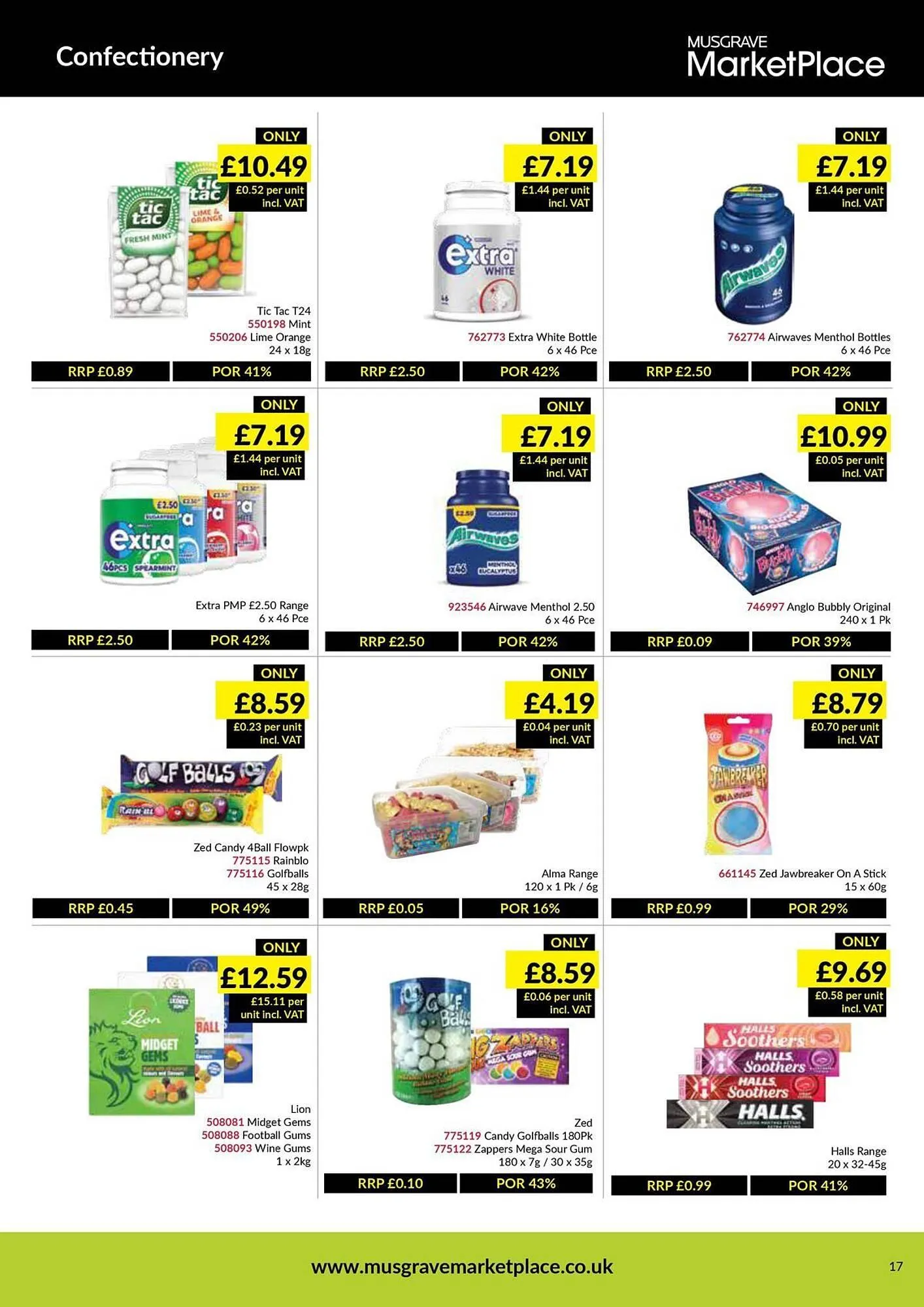 Musgrave MarketPlace leaflet from 3 June to 22 June 2025 - Catalogue Page 17