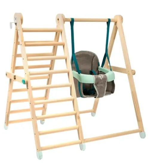 *TP Wooden Climb and Swing Frame