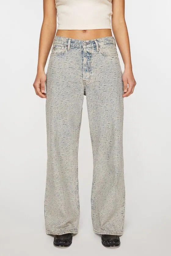 Loose fit jeans - 1981F Monogram
