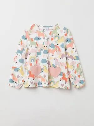 Heart Pocket Kids Top