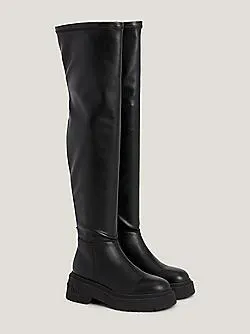 Chunky Outsole Over Knee Boots