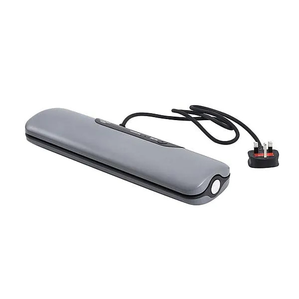 Money Saving Homesmart Automatic Vacuum Sealer Machine For Food Preservation with 30 Pcs Vacuum Bags (220-240v) - Grey