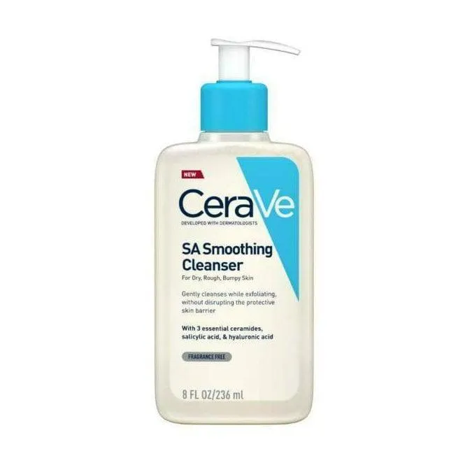 CeraVe SA Smoothing Cleanser 236ml Pump Dispenser