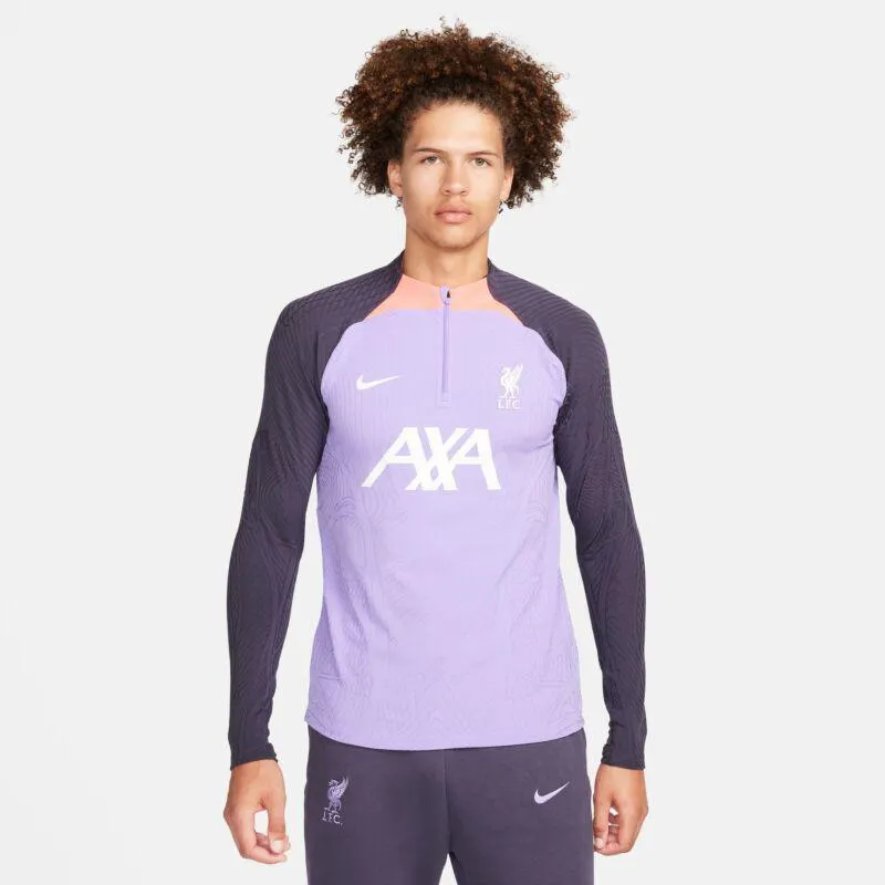 Nike Liverpool Dri-fit ADV Elite 1/4 Zip L/S Strike Drill Top - purple 2023-2024