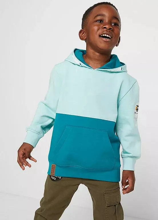 Kids Colour Block Hoodie