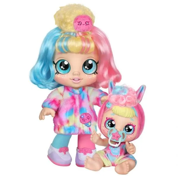 Kindi Kids Scented Sisters Candy Sweets Toddler Doll and Pastel Sweets Baby Doll