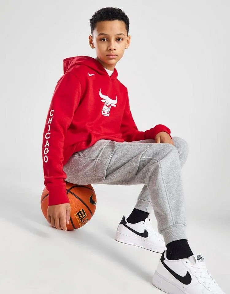 Nike NBA Chicago Bulls City Edition Hoodie Junior