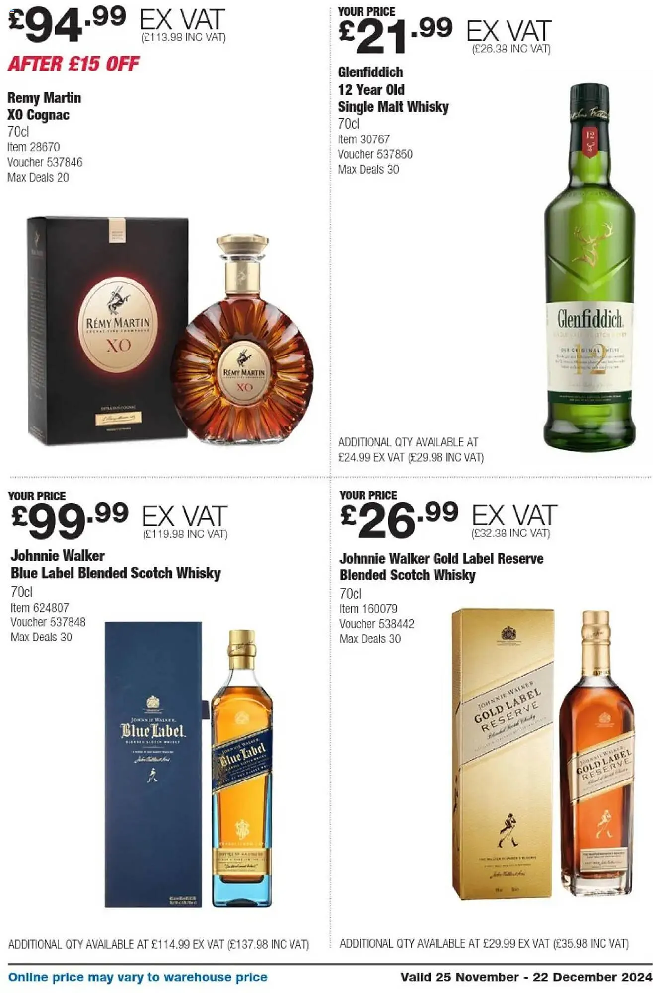 Costco leaflet from 25 November to 22 December 2024 - Catalogue Page 17