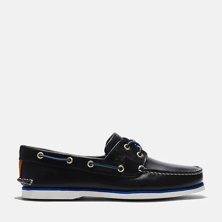 Classic Boat Shoe for Men in Navy