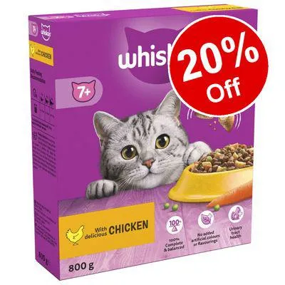 Whiskas Dry Cat Food – 20% Off!*