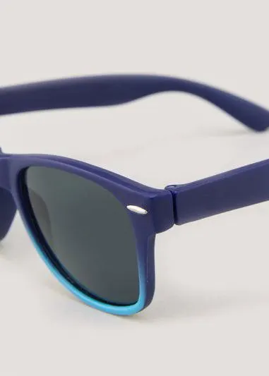 Kids Blue Ombre Nomad Sunglasses (3-10yrs) - One Size
