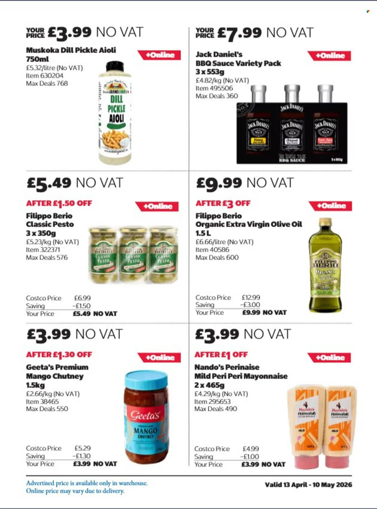 Costco leaflet from 13 April to 10 May 2026 - Catalogue Page 13