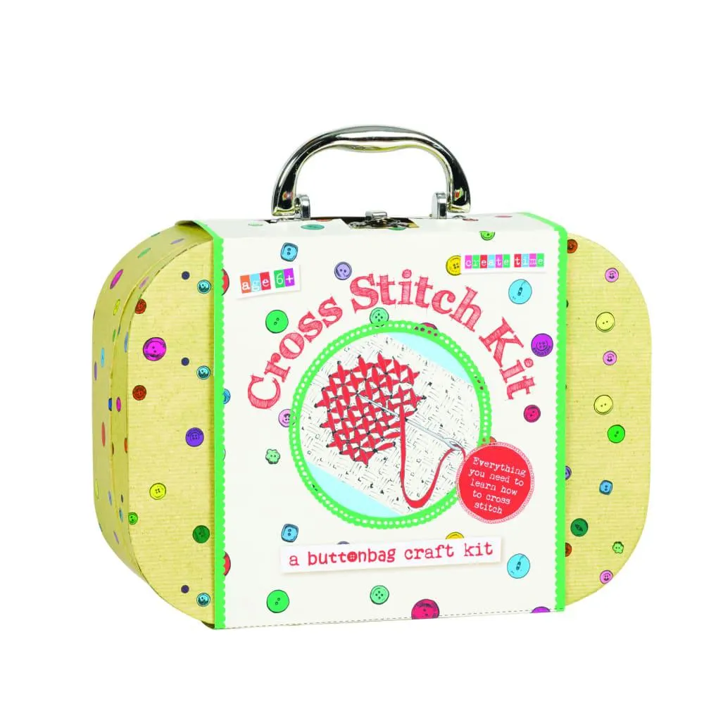 ButtonBag Learn how to Cross Stitch
